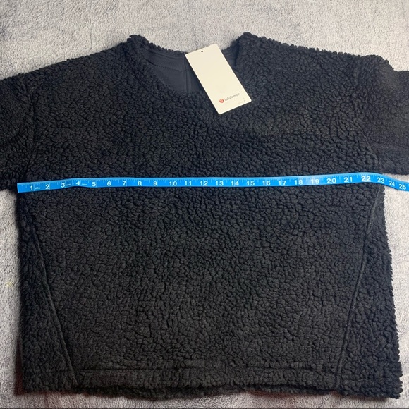 Lululemon Wool Whenever Crew NWT Black Size 10 - Picture 8 of 16